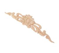 Applique D’angle de Meuble en Bois Beige, Décor Sculpté Vintage | Bois et Matière Synthétique, Finition Ornée Classique, pour Armoire, Miroir, Cheminée ou Chambre