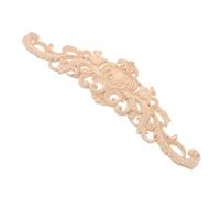 Applique D’angle pour Meuble en Bois Sculpté, Décorative, Beige | Bois Non Peint, Surface Polie à Main, pour Meubles et Cadres de Porte, Style Vintage
