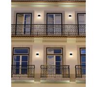 Applique D' Extérieur Led Aluminium Noir 17x3x9 Cm Noir