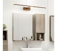 Applique da parete a LED per bagno Con Specchio e braccio girevole Singolo regolabile, moderna lampada da parete per interni impermeabile, lampada da parete a striscia Lunga per bagno, soggiorno,