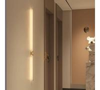 Applique da parete a LED per interni Con sensore di movimento a 120°, Applique da parete moderna in alluminio acrilico, nera/d, minimalista, decorativa per soggiorno, Camera da letto, corridoio