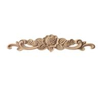 Applique d'angle miniature en bois sculpté non peint, CH1,48,10