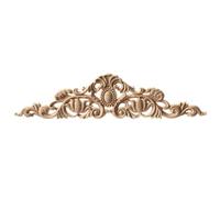 Applique d'angle miniature en bois sculpté non peint, CH19,40,11