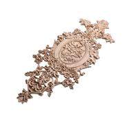 Applique d'angle vintage en bois sculpté floral pour porte ou armoire Figurines décoratives pour miniature 67 cm x 25,5 cm