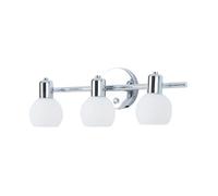 Applique de salle de bain 3 lumières, Teamosn Home, blanc/46 X 17 X 15