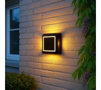 Applique De Sol Lampe À Piquet Noire Dimmable LED Lampe Solaire