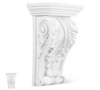 Applique Décorative pour Porte en Polyuréthane Blanc, Moulure | Incrustation D'appliqué, Décorations Sculptées, Appliques Décoratives en Incrustation, Adhésif Inclus