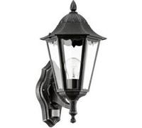 Applique détecteur mouvement Noir, Argent-Patine 1X60W-Navedo - EGLO LIGHTING - 93458 Multicolore G