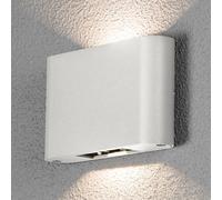 Applique D'ext. Led Chieri 2 Lampes 18 Cm Blanche Blanc