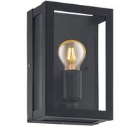 Applique D'Extérieur À 1 Lumière Noir Avec Verre Coll GL1354