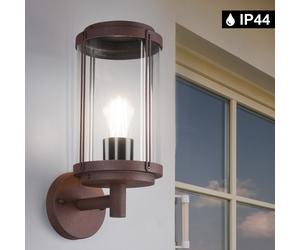 Applique d'extérieur design ALU lanterne terrasse propriété projecteur lumière rouille trio lumières 202360124