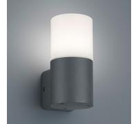 Trio Leuchten Hoosic 224060142 Applique murale d'extérieur en aluminium moulé sous pression anthracite, plastique blanc, 1 x E27