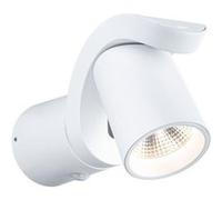 Applique d'extérieur LED Cuff Détecteur de mouvement crépusculaire (IR) IP44 76x217mm 3000K 10W 700lm 230V 70° Blanc Aluminium Blanc G