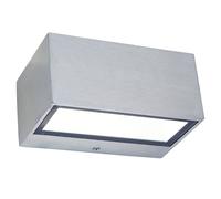 Applique D'extérieur Led Gemini 14 Cm, Acier gris acier