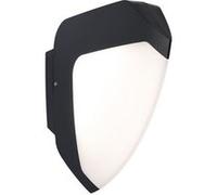 Applique d'extérieur LED Ikosea Détecteur de mouvement crépusculaire (IR) résistant à l'eau de mer IP44 50x203mm 3000K 4,4W 350lm 230V Anthracite Matière plastique Anthracite G