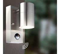 Applique d'extérieur LED luminaire verre inox capteur IP44 chemin jardin cour terrasse