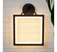 Applique D'extérieur Led Mirco En Forme De Cadre gris graphite, blanc