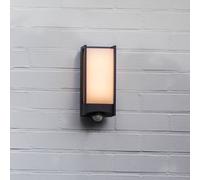 Applique D'extérieur Led Qubo Avec Détecteur Anthracite