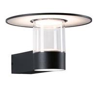 Applique d'extérieur LED Sienna Détecteur de mouvement crépusculaire (HF) résistant à l'eau de mer IP44 212mm 3000K 9W / 3W 500lm 230V Anthracite Aluminium Anthracite G