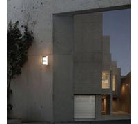 Applique D'extérieur Led Slim acier inoxydable, blanc satiné