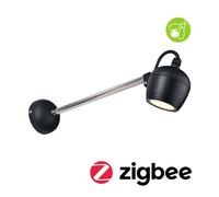 Applique D'extérieur Led Smart Home Zigbee 3.0 Kikolo Favorable Aux Insectes Ip65 90mm Tunable Warm 6,2w 400lm 230v 80° Anthracite Matière Plastique#Aluminium