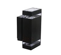 Spot mural extérieur UP & Down lampe IP44 carré noir Kanlux 22440