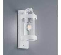 Trio-Leuchten Applique Sambesi 1xE27 IP44 Détecteur de mouvement Blanc mat Fonte d'aluminium