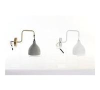 Applique DKD Home Decor 14 27 26 cm Métal Ciment foncé 220 V 50 W Moderne 2 Unités Multicolore