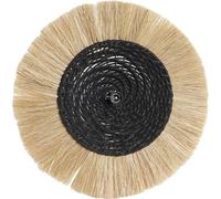 Applique DKD Home Decor Naturel Noir Colonial Fer 220 V 25 W Jute (42 x 9 x 42 cm)