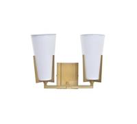 Applique DKD Home Decor Verre Doré Métal Polyester 30 18 23 cm Multicolore