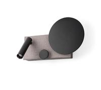Faro Barcelona 20065 - KLEE Applique droite gris avec lecteur