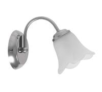 Applique E14 Style Art Nouveau En Argent Abat-Jour En Verre Salon Couloir Lampe