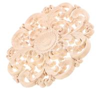 Applique en Bois Ronde Décorative, Élégante, Creuse, pour Meubles