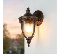 Applique En Bronze IP44 Rustique Élégante EDMUND Maison Jardin Lampe Antique