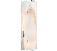 Applique en verre salon salle à manger éclairage chrome spots décor lignes lampe satiné Globo 40403W1
