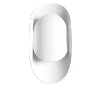 Applique escalier intérieur applique chambre éclairage indirect salon, acier blanc, 1x G9, H 30 cm