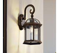 Lindby Applique Exterieur Adelisa à intensité variable (Traditionnel) en Bronze Aluminium (1 lampe,à E27), Murale Luminaire Lampe Jardin Eclairage
