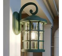 Applique extérieur Ankea Lindby, dimmable, vert, Matière Plastique, Antique, Applique Exterieur
