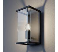 Lucande Applique Exterieur Annalea (Moderne) en Noir Aluminium (1 lampe,à E27), Murale Exterieur, Luminaire Lampe Jardin, Eclairage d’exterieur