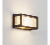 Applique extérieur Aurelien Lucande, dimmable, noir, Aluminium, Moderne, Applique Exterieur