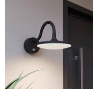 Applique extérieur avec détecteur Fineria Arcchio, noir, Aluminium, Moderne