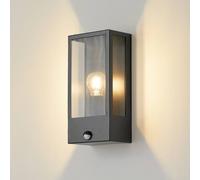 Applique extérieur avec détecteur Ilana Lindby, dimmable, noir, Inox