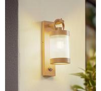 Applique extérieur avec détecteur Yrene Lindby, dimmable, beige, Aluminium, Moderne