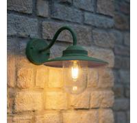 Applique extérieur Bilma Lindby, dimmable, vert, Aluminium, Moderne, Applique Exterieur