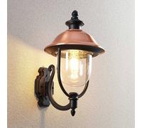 Applique extérieur Clint Lindby, dimmable, cuivré, Aluminium, Vintage, Applique Exterieur