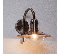 Applique extérieur Damion Lindby, dimmable, gris, Inox, Moderne