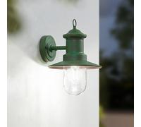 Applique extérieur Eloretta Lindby, dimmable, vert, Métal, Maison de campagne / Rustique, Applique Exterieur