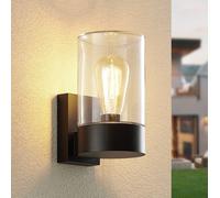 Applique extérieur Liljana Arcchio, dimmable, noir, Aluminium, Moderne, Applique Exterieur