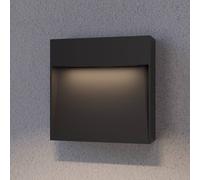 Applique extérieur Noreia Lucande, dimmable, noir, Aluminium, Moderne, Applique Exterieur