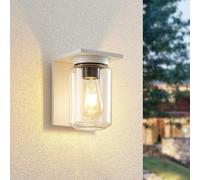 Applique extérieur Semka Lucande, dimmable, blanc, Aluminium, Moderne, Applique Exterieur